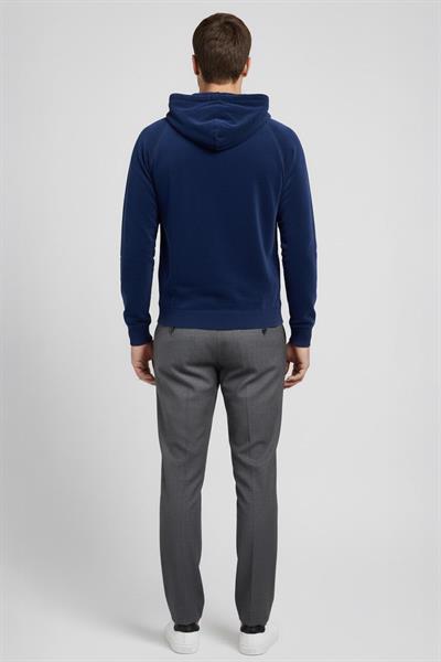 Giotelli Erkek Saks Normal Kesim Regular Fit Pamuklu Örme Kapüşonlu Sweatshirt