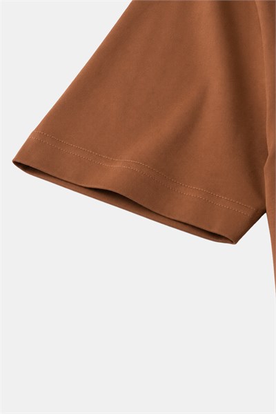 Tarçın %100 Pamuk Regular Fit Bisiklet Yaka Basic T-shirt