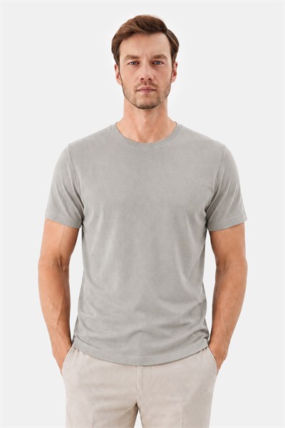 Taş SUPERFINE MERSERIZE COTTON T-SHIRT