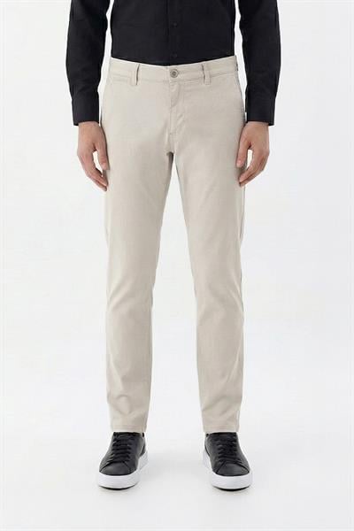 Giotelli Taş Regular Fit Pamuklu Likralı Erkek Chino Pantolon