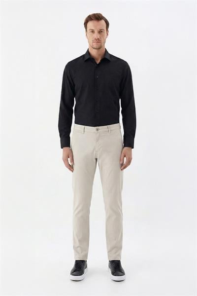 Giotelli Taş Regular Fit Pamuklu Likralı Erkek Chino Pantolon