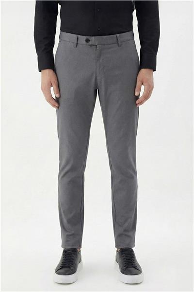 Erkek Haki Yan Cepli Regular Fit Pantolon