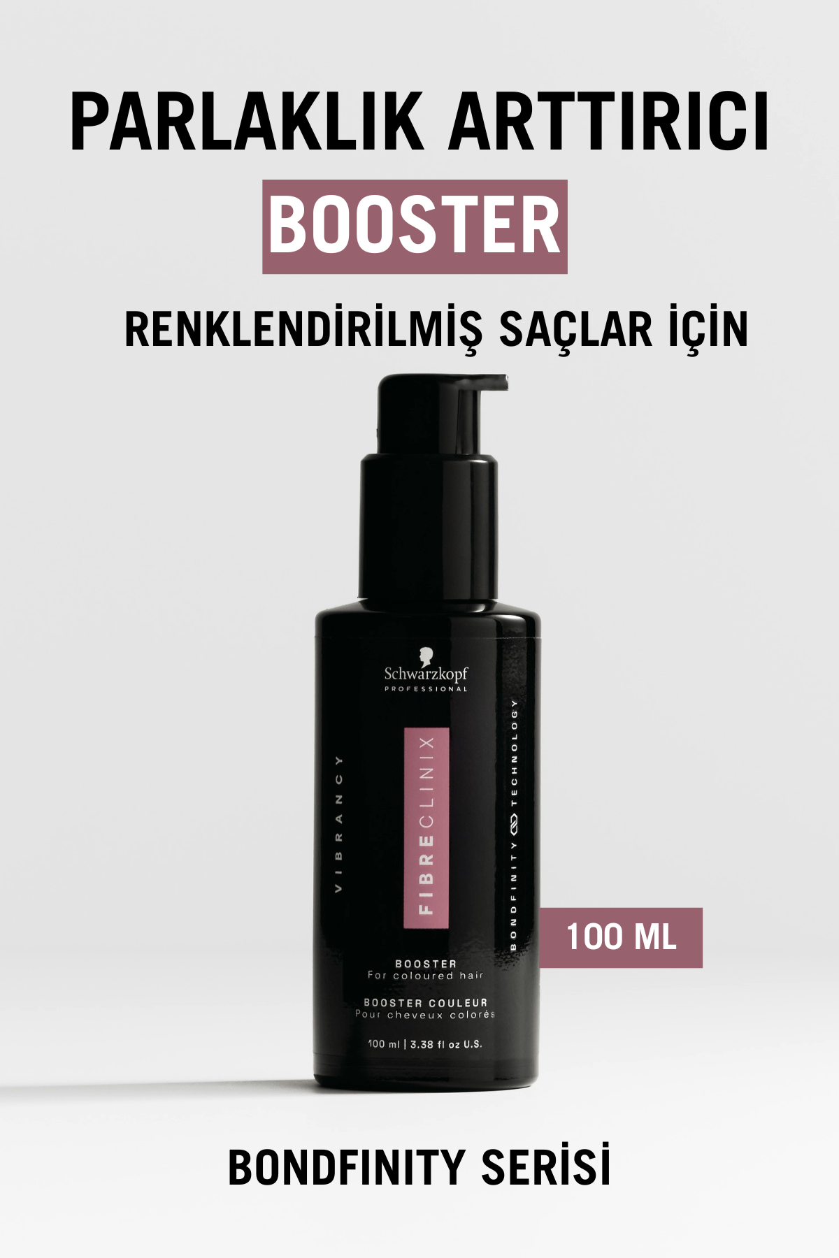 Fibre Clinix Parlaklık Artırıcı Booster Renklendirilmiş Saçlar İçin 100ml