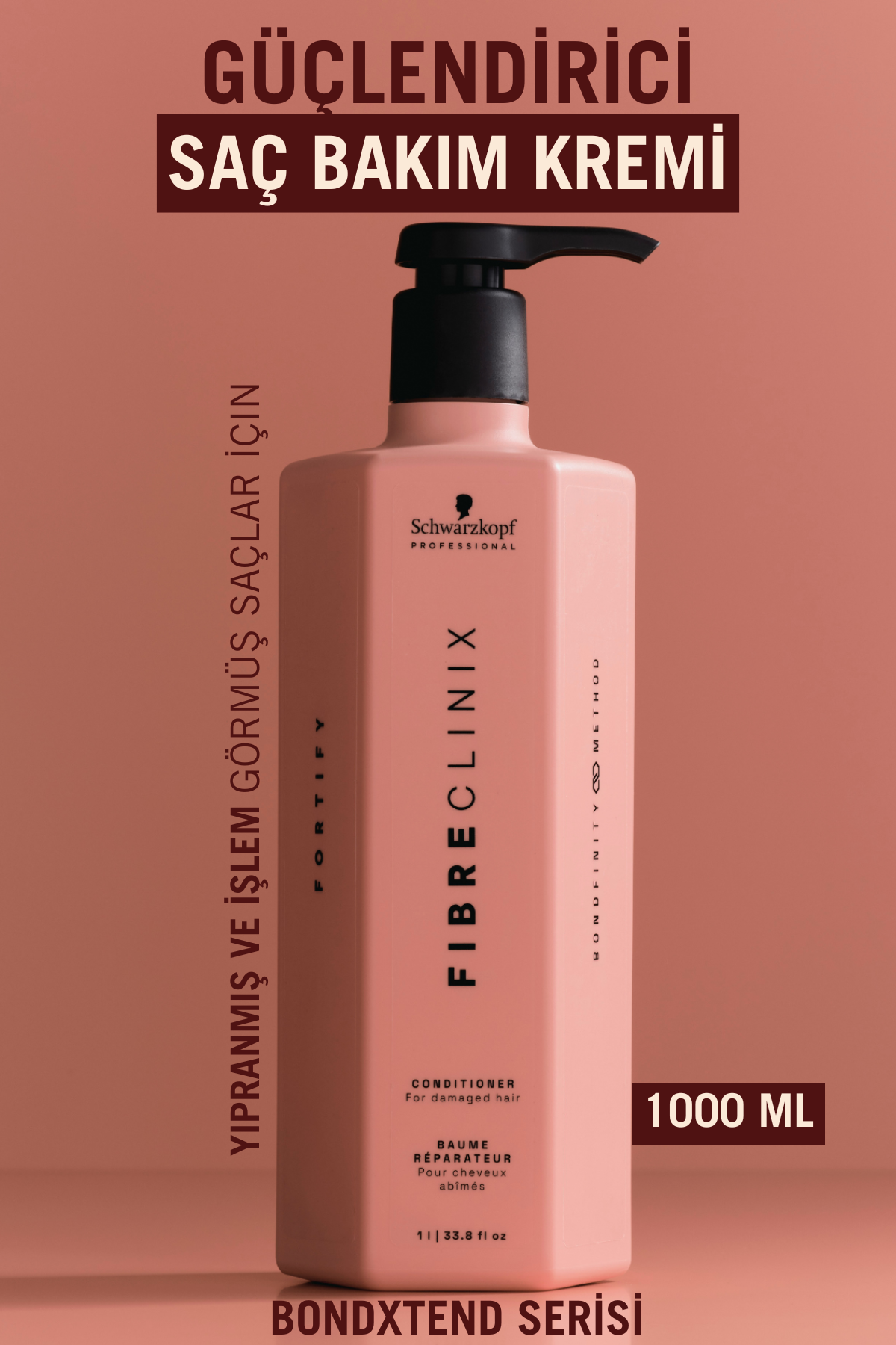 Fibre Clinix Yıpranmış ve İşlem Görmüş Saçlar İçin Saç Bakım Kremi 1000ml