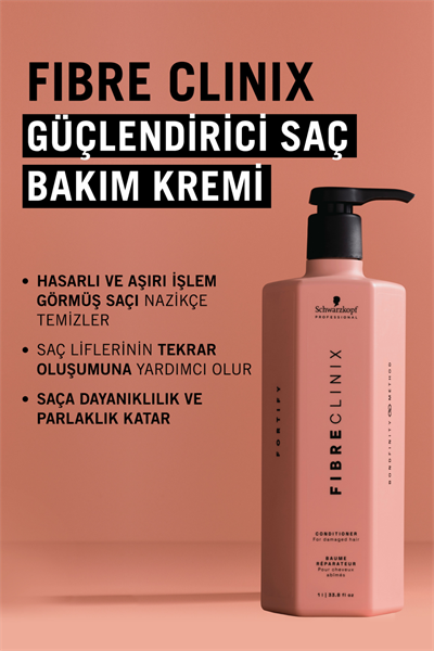 Fibre Clinix Yıpranmış ve İşlem Görmüş Saçlar İçin Saç Bakım Kremi 1000ml