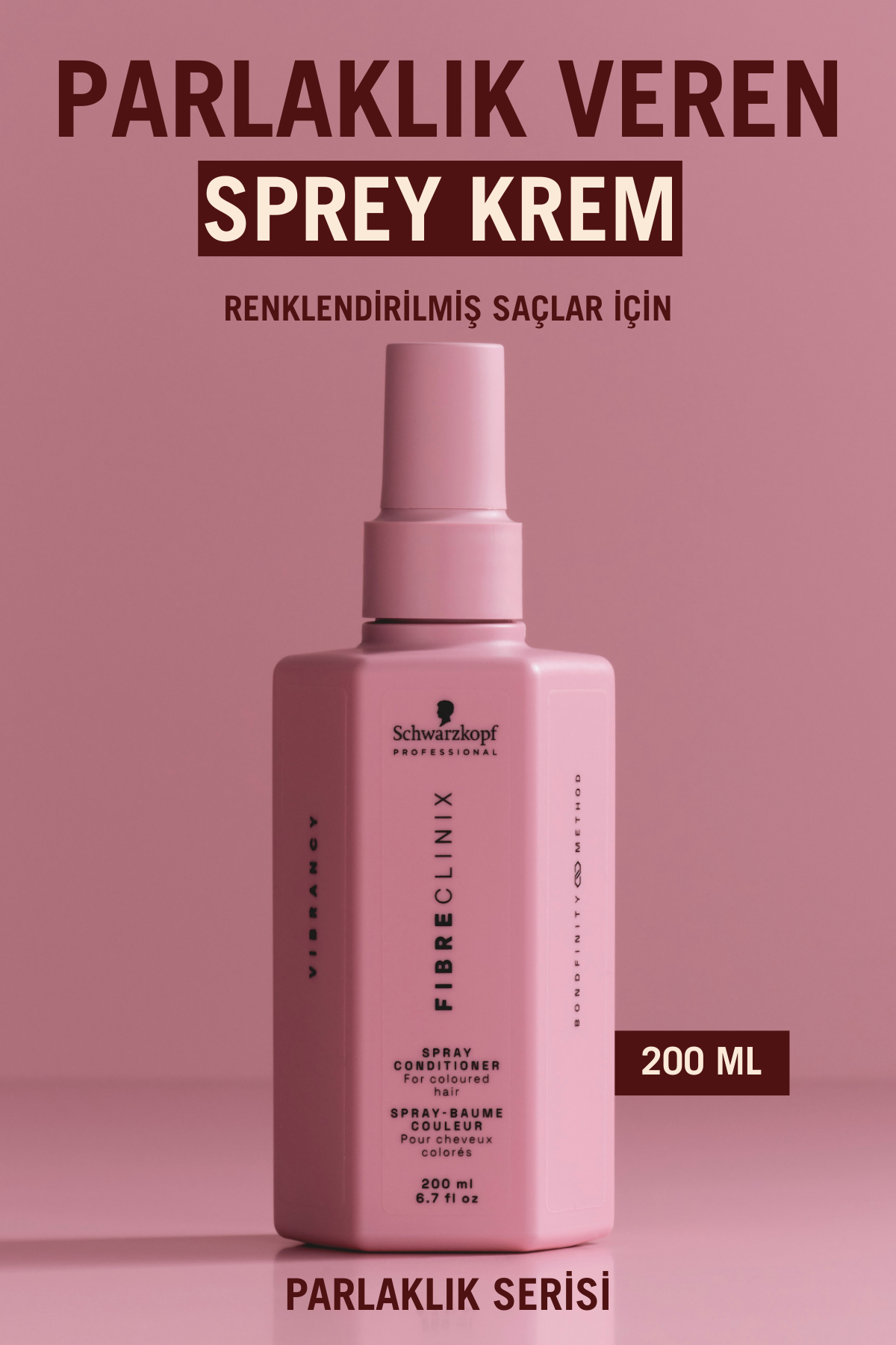 Fibre Clinix Parlaklık Artırıcı Sprey Krem 200ml
