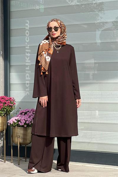 Kahve Eşofman Takım