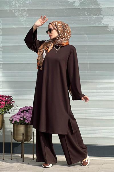 Kahve Eşofman Takım