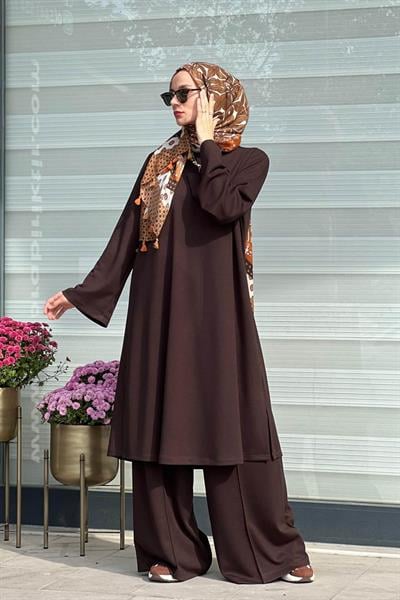 Kahve Eşofman Takım