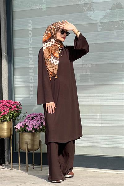 Kahve Eşofman Takım