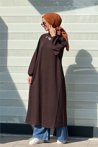 Kahve Oysho Tunik Elbise