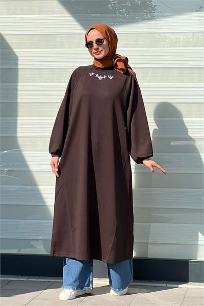 Kahve Oysho Tunik Elbise