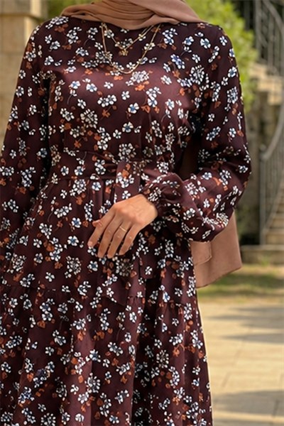 Nilüfer Kahve Elbise