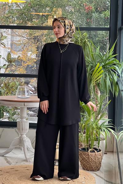 Özlem Siyah Eşofman Takım