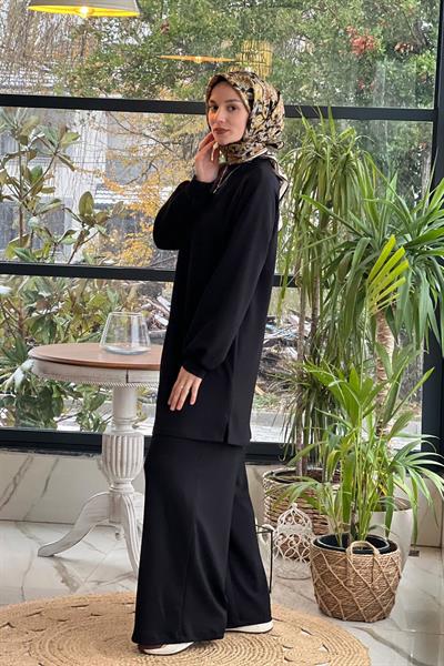 Özlem Siyah Eşofman Takım