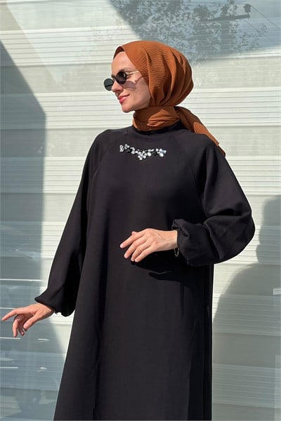 Siyah Oysho Tunik Elbise