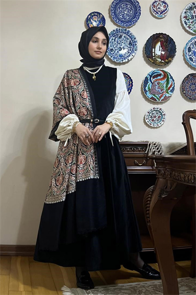 Yün İpek Karanfil Şal