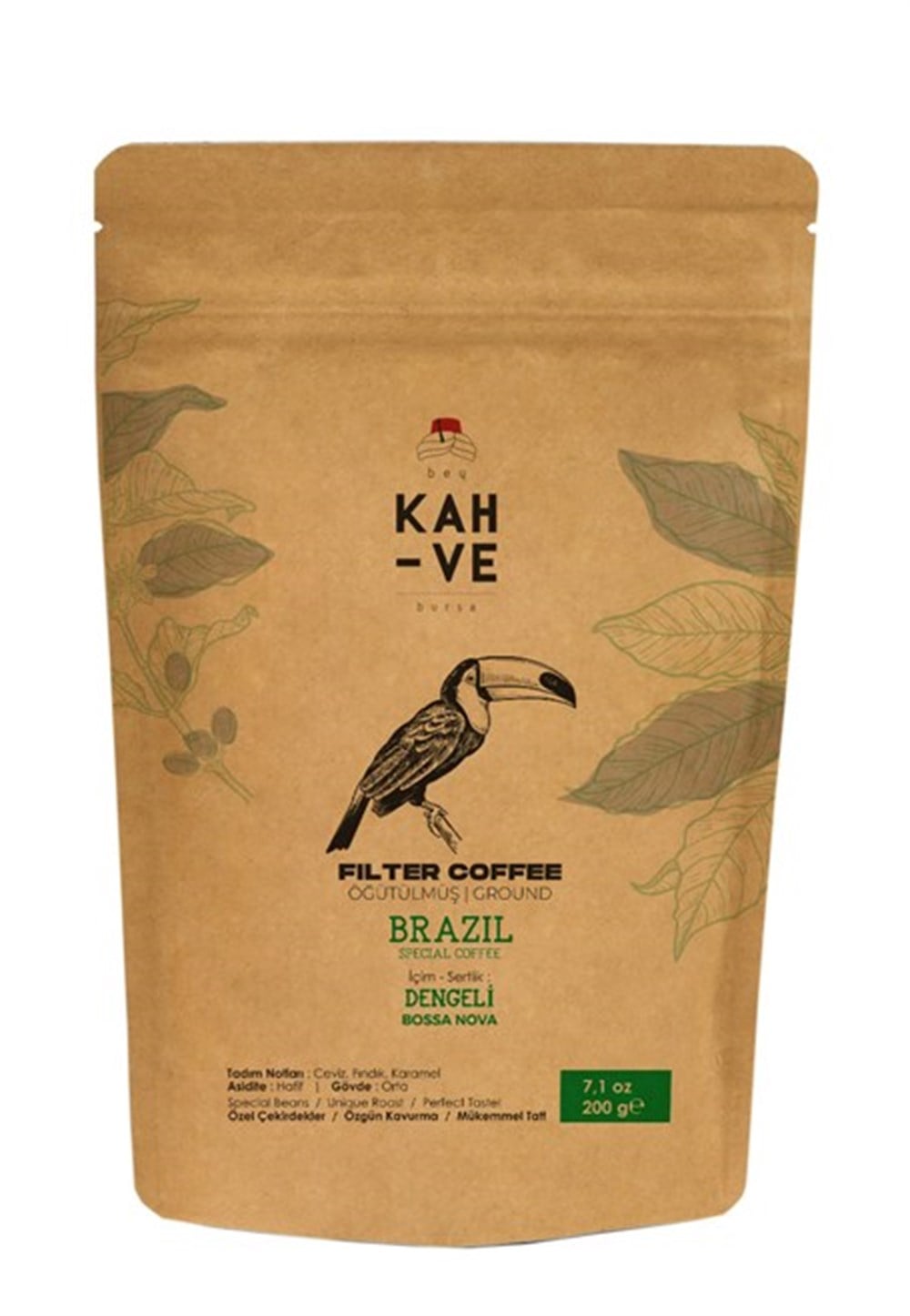 BRAZIL BOSSA NOVA FİLTER COFFEE 200 GR