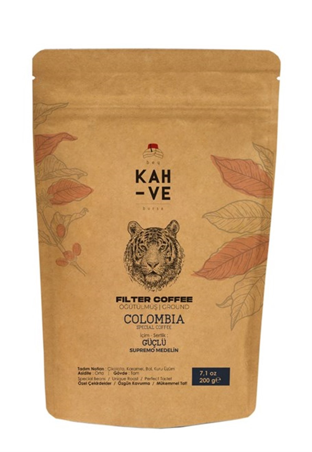 COLOMBIA SUPREMO MEDELLİN FİLTER COFFEE 200 GR