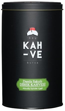 Damla Sakızlı Dibek Kahvesi BEY KAHVE (Özel Teneke) 250gr