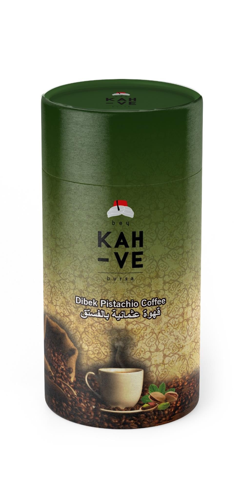 BEY KAHVE Fıstıklı Dibek Kahvesi Silindir 250 G