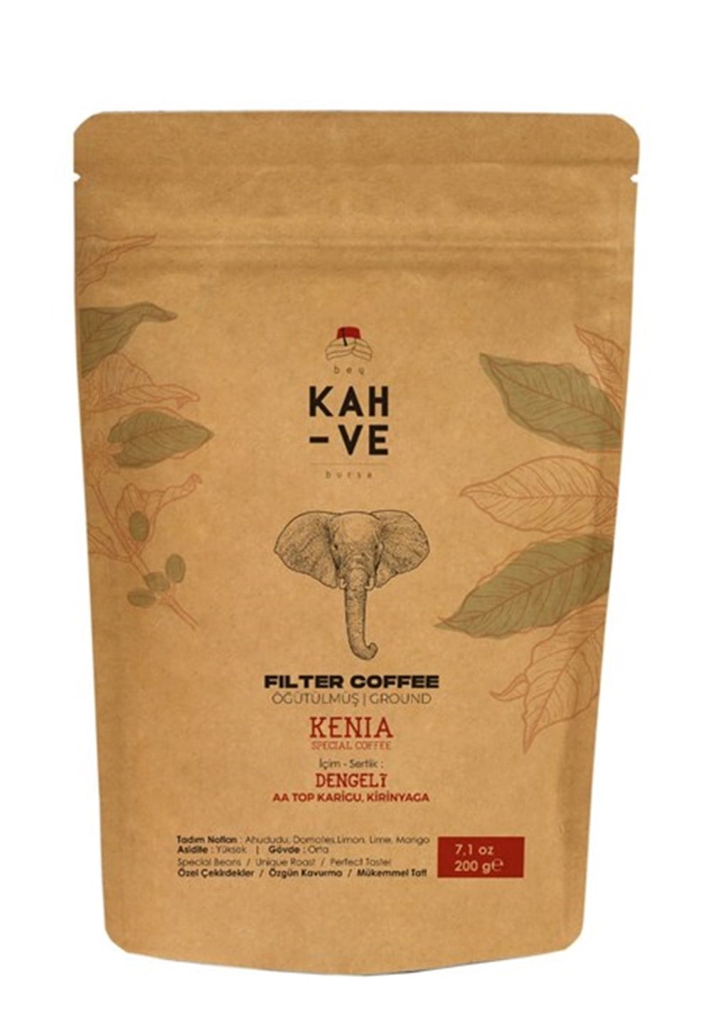 KENİA AA TOP KARİGU , KİRİNGAYA FİLTER COFFEE 200 GR
