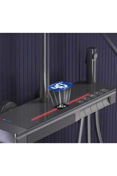 Piano SuperBox Antrasit Gri Duş Sistemi