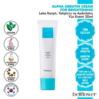 Arbutin, Niacinamide, Houttuynia Cordata İçeren Leke Karşıtı, Yatıştırıcı, Nemlendirici, Aydınlatıcı Krem 30ml