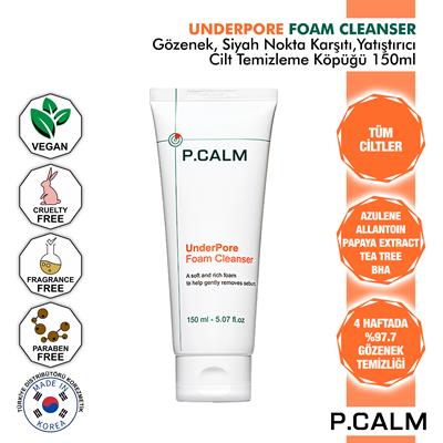 Azulene Ve Çay Ağacı İçeren, Gözenek, Siyah Beyaz Nokta Karşıtı, Yatıştırıcı Underpore Köpük Cilt Temizleyici 150ml