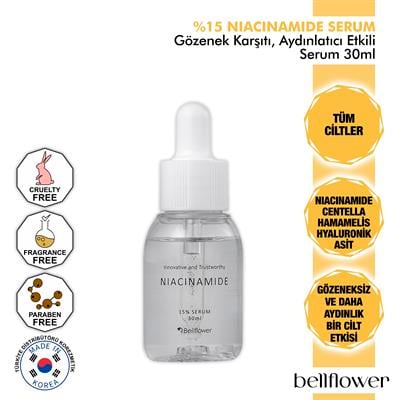 %15 Niacinamide Ve Centella İçeren Gözenek Karşıtı, Aydınlatıcı Etkili Serum 30ml
