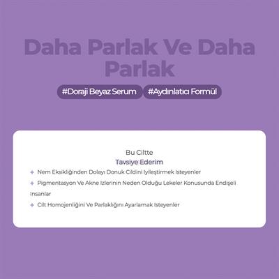 Arbutin, Adenozin, Placodyn İçeren Leke ve Kırışıklık Karşıtı Aydınlatıcı Solution Serum 30ml