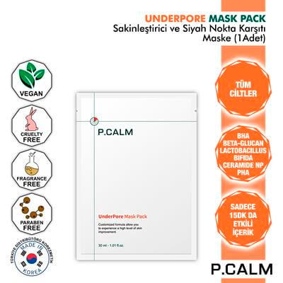 BHA, Çay Ağacı Ve Centella İçeren, Sakinleştirici, Aydınlatıcı,  Sebum Dengeleyici, Siyah Nokta Ve Yaşlanma karşıtı 5in1 Underpore Maske 1Adet