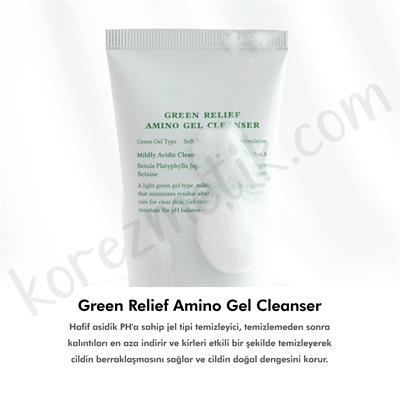 Dr. Althea Green Relief Amino Gel Cleanser - Düşük PHlı Betaine ve Hyaluronik Asit İçeren Gözenek Karşıtı Nazik Ve Etkili Temizleyici Jel - 100ml