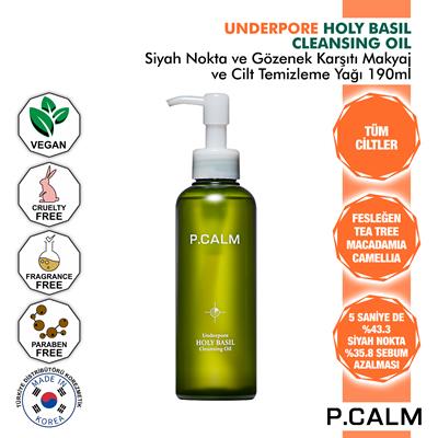 Fesleğen Ve Çay Ağacı İçeren Siyah Nokta Ve Gözenek Karşıtı Underpore Makyaj Ve Cilt Temizleme Yağı 190ml