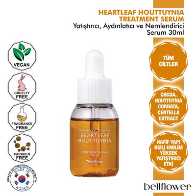 Heartleaf, Centella Ve Kakao İçeren Yatıştırıcı, Sakinleştirici, Nemlendirici Ve Aydınlatıcı Serum 30ml