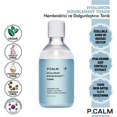 Hyaluronik Asit Ve Centella İçeren Dolgunlaştırıcı, Nemlendirici, Sakinleştirici Hyaluron Doubleshot Tonik 200ml