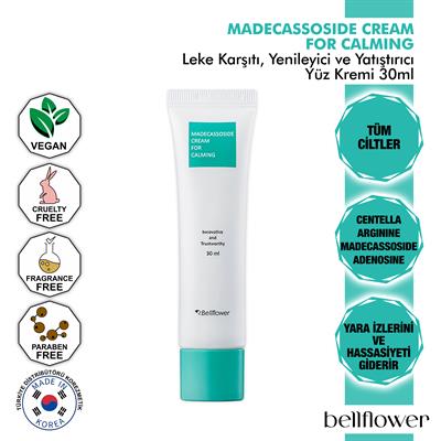 Madecassoside, Centella Ve Niacinamide İçeren Nemlendirici, Yatıştırıcı, Sakinleştirici, Yenileyici, Leke Karşıtı Krem 30ml