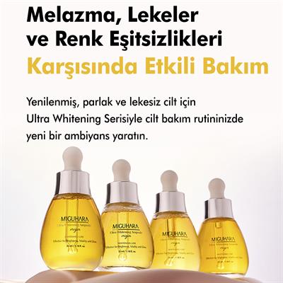 Miguhara %4 Niacinamide Ve 5 Çeşit Peptit İçeren Leke Karşıtı Ultra Cilt Beyazlatıcı Origin Ampul Serum - 35ml