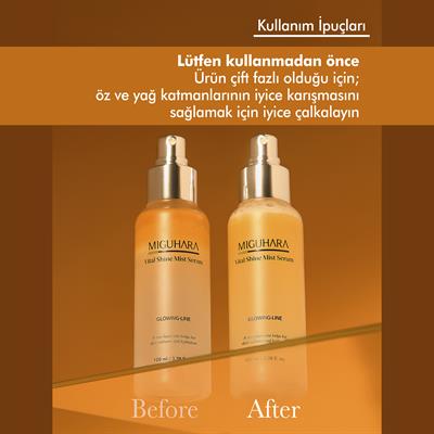 Miguhara Cilt Canlandırıcı Ve Nemlendirici Işıltı Veren Vital Shine Mist Serum - 100ml