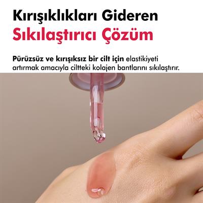 Miguhara 6 Çeşit Peptit, Kolajen Ve Ginseng İçeren Yaşlanma Ve Kırışıklık Karşıtı Perfect Ampul Serum - 20ml