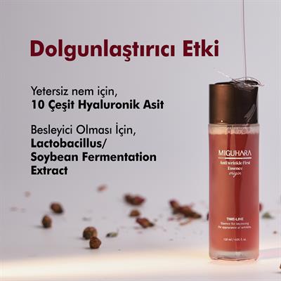 Miguhara Resveratrol İçeren Yaşlanma Ve Kırışıklık karşıtı Yoğun Etkili First Essence Origin Tonik - 120ml