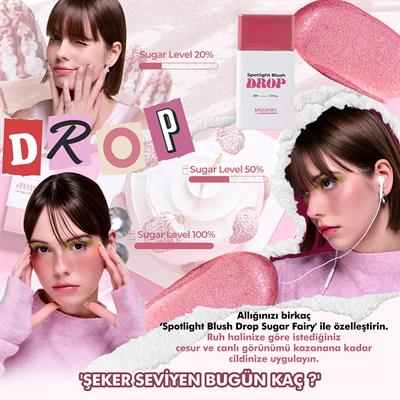 Miguhara Bakım Yapan Hibrit Allık - Spotlight Blush Drop Sugar Fairy - 30ml