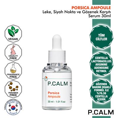 Niacinamide Ve Centella İçeren Yenileyici, Leke, Siyah Ve Beyaz Nokta Karşıtı Porsica Gözenek Serum 30ml