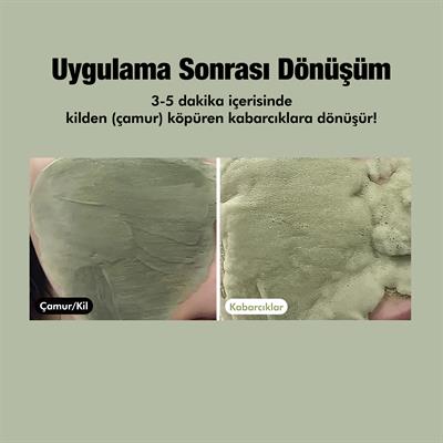 P.Calm Gözenek Karşıtı, Arındırıcı, Yatıştırıcı, Nemlendirici Kabarcık Oluşturarak Köpüren Holy Basil Bubble Deep Maske - 90gr