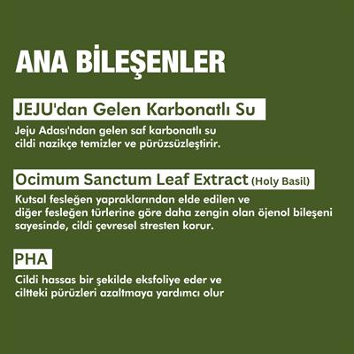 P.Calm Gözenek Karşıtı, Arındırıcı, Yatıştırıcı, Nemlendirici Kabarcık Oluşturarak Köpüren Holy Basil Bubble Deep Maske - 90gr
