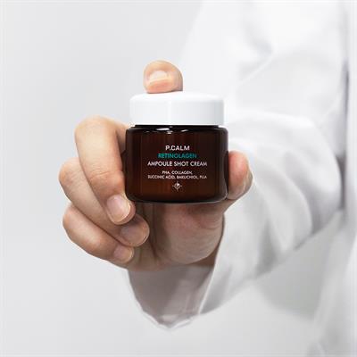 P.Calm Retinal, Retinol, Bakuchiol ve Kolajen içeren Kırışıklık ve Gözenek Karşıtı Yenileyici Retinolagen Shot Krem - 60ml