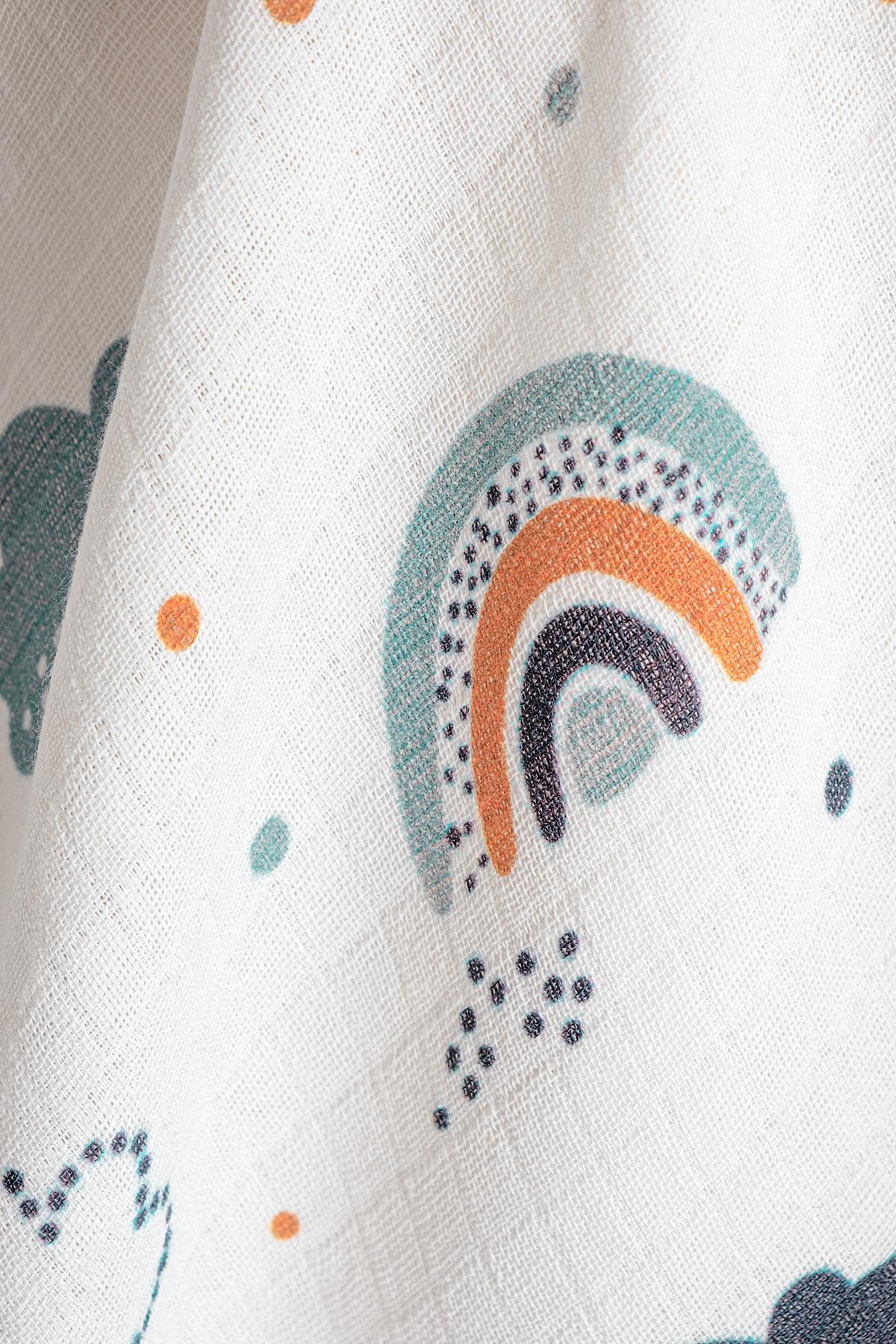 Multi-Purpose Baby Muslin Swaddle 3-Piece Set - Leon
