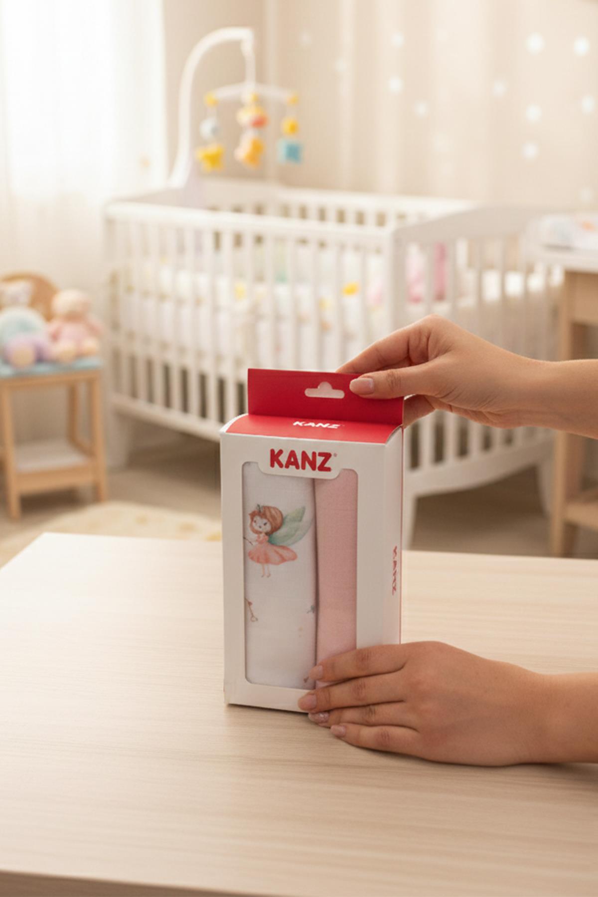 Çok Amaçlı Bebek Müslin Örtüsü 2Li Set - Ballerina