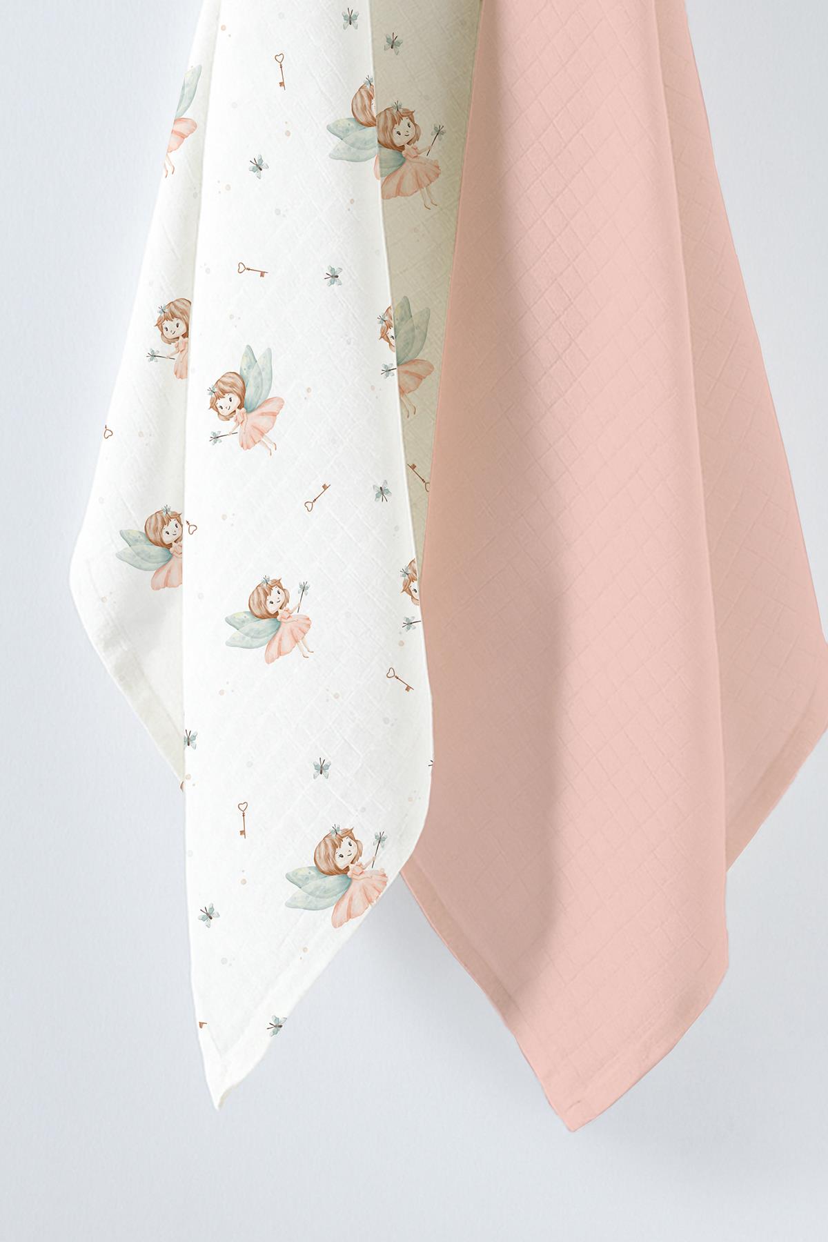 Çok Amaçlı Bebek Müslin Örtüsü 2Li Set - Ballerina