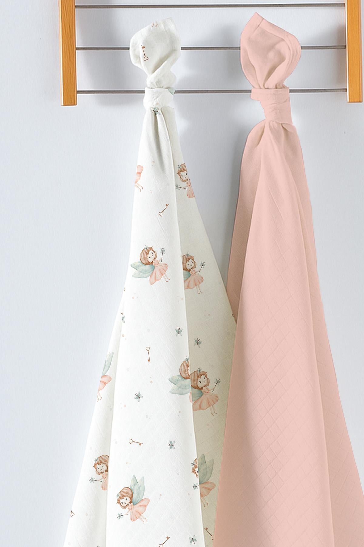 Çok Amaçlı Bebek Müslin Örtüsü 2Li Set - Ballerina